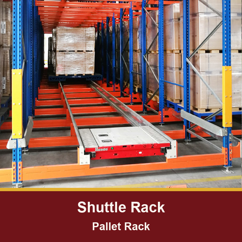 Radio Shuttle Rack Warehouse Storage Racking Pallet Runner Rack Shuttle Racking