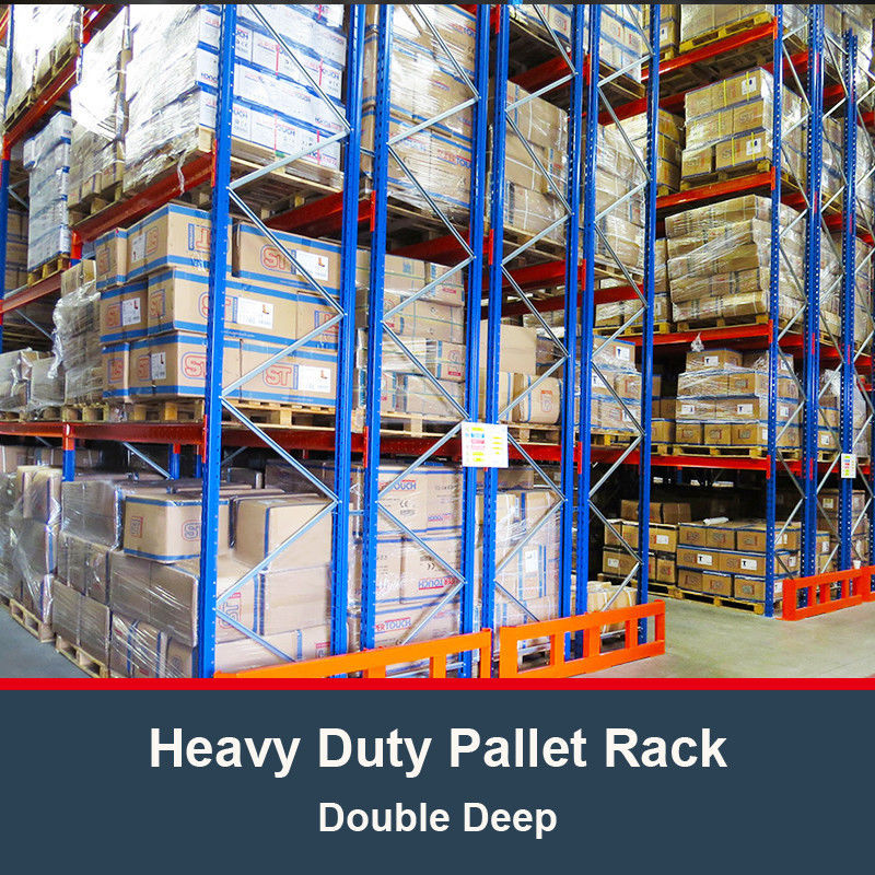 Double Deep Heavy Duty Pallet Rack，Selective Pallet Rack，Warehouse ...