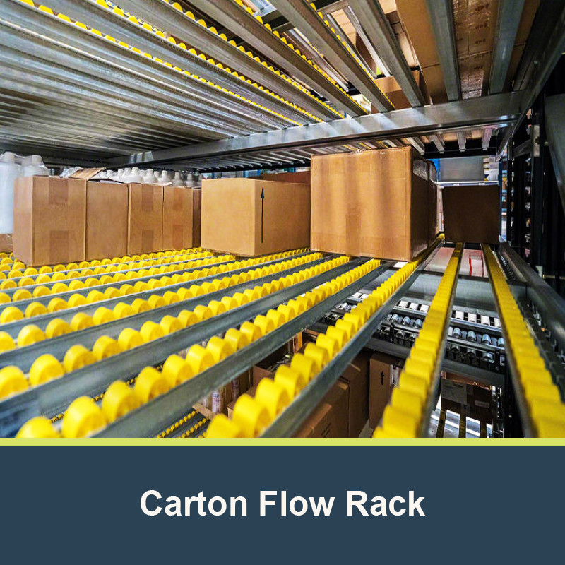 Carton Flow Rack Gravity Flow Roller Rack  Carton Flow Racking Warehouse Storage Rack