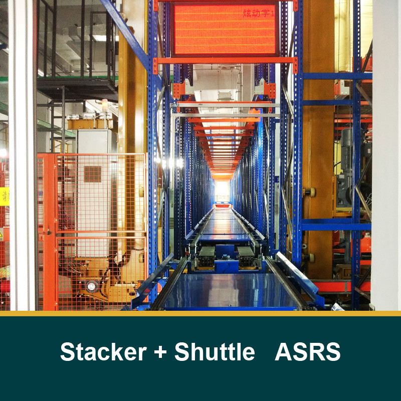 Stacker + Shuttle ASRS，Automatic Storage And Retrieval System