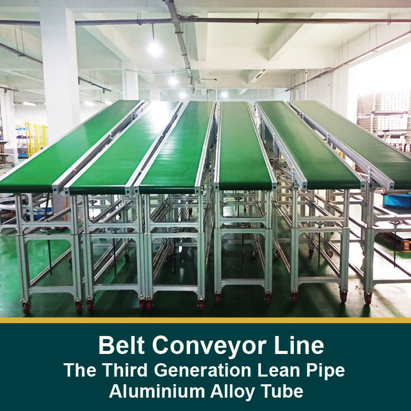 The Third Generation Lean Pipe Aluminium Alloy Tube For Belt Conveyor Line