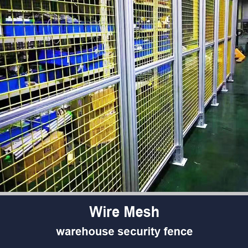 Wire Mesh Security Fence Aluminium Alloy Safety Fence Warehouse Fence