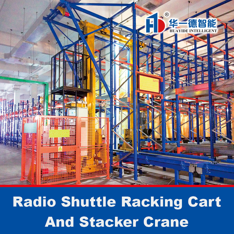 Radio Shuttle Rack  Cart And Stacker Crane For Automatic Storage And Retrieval System ASRS Warehouse Storage Racking