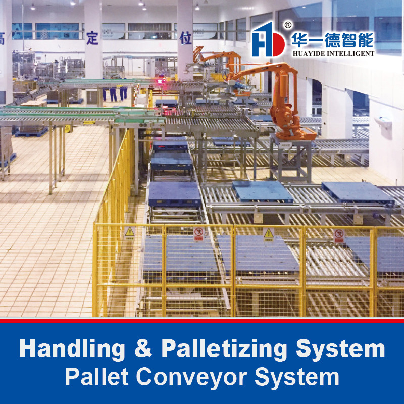 Pallet Sorting Conveyor System Flexible Gravity Roller Conveyor System Logistics Sorting Warehouse Storage Rack