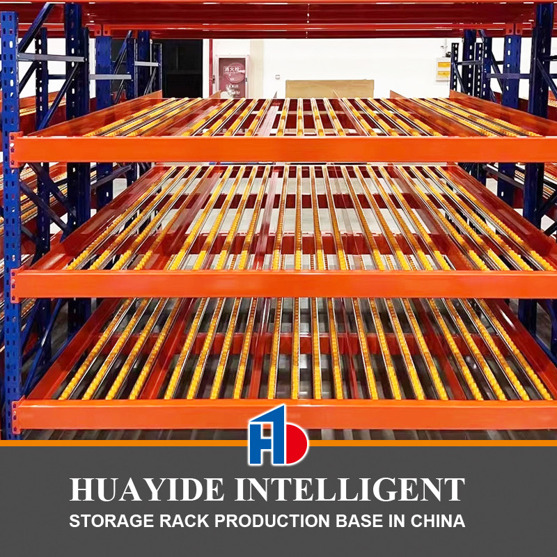 A24: Carton Flow Racking  Gravity Roller Racking roller conveyor racks With Aluminum Alloy Roller