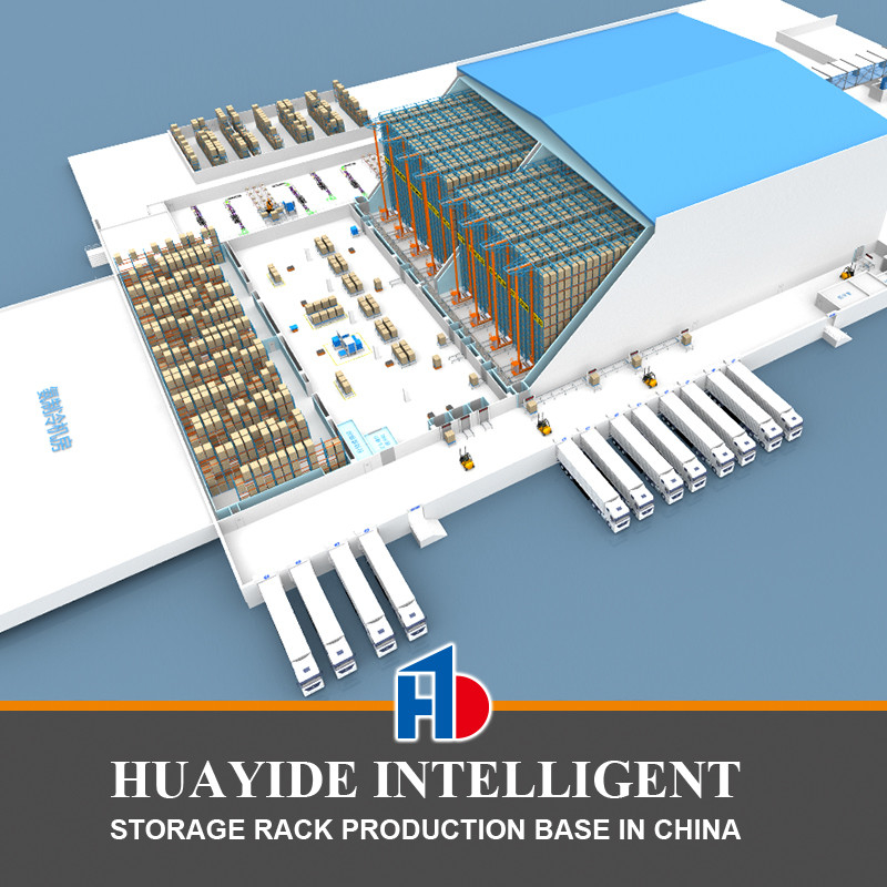 A16 : Double Deep Pallet Stacker ASRS  Automatic Storage And Retrieval System Frozen Warehouse Cold Storage
