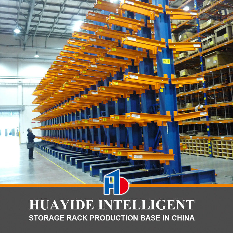 Double Side Cantilever Racking System Warehouse Storage Cantilever Rack