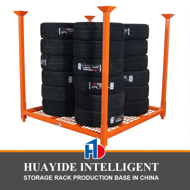 B31 Portable Tire Rack Tire Stacking Rack 60 Inch Tire Racking Tire Storage Rack