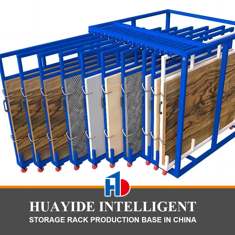 B53: Vertical Roll out Sheets Rack for Heavy Duty Metal Sheets Leftover Storage Vertical Sheet Racks Sheet Materials  Easy Roll Out