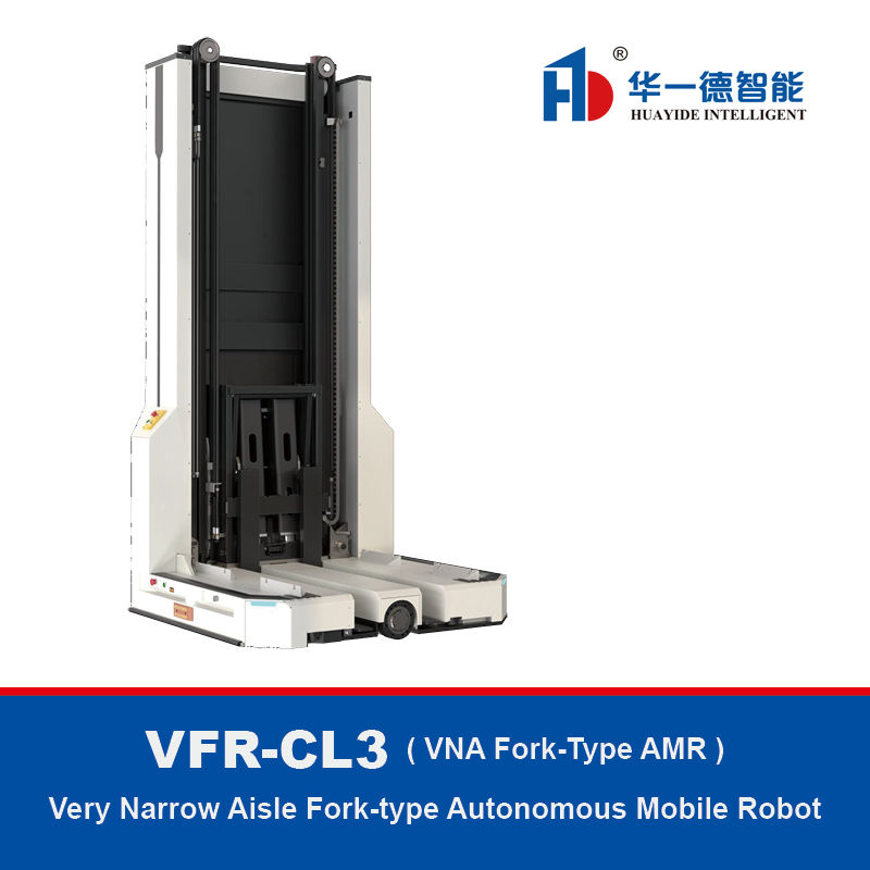 VFR-CL3,VNA Fork-type AMR,Very Narrow Aisle Fork-type Autonomous Mobile Robot CL Serie stype 3 for Warehouse Pallet Stacking And Handling