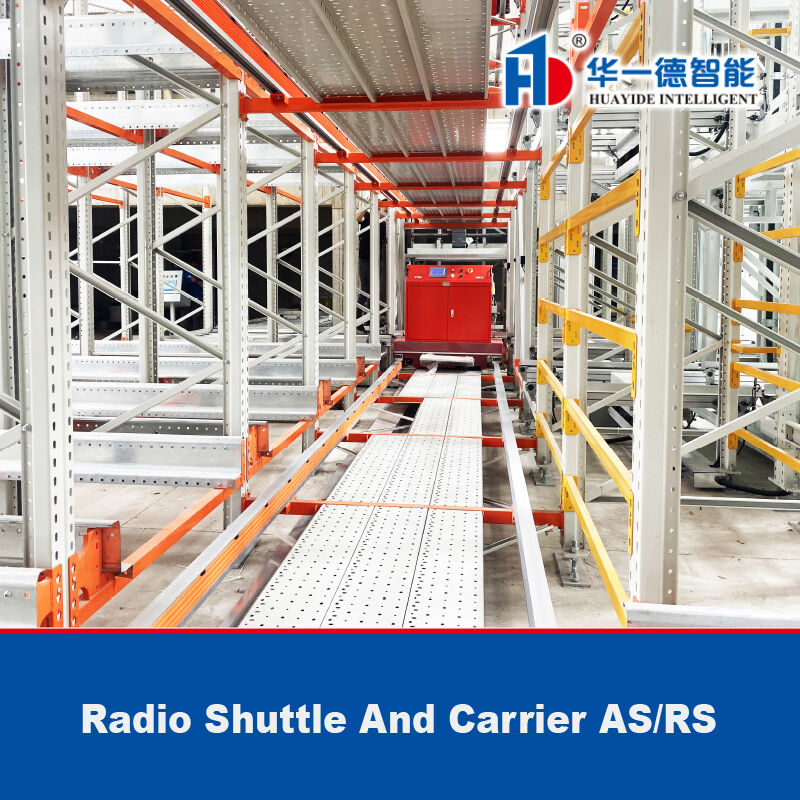 Radio Shuttle Cart And Carrier ASRS Automatic Storage And Retrieval System  Pallet Runner Rack System