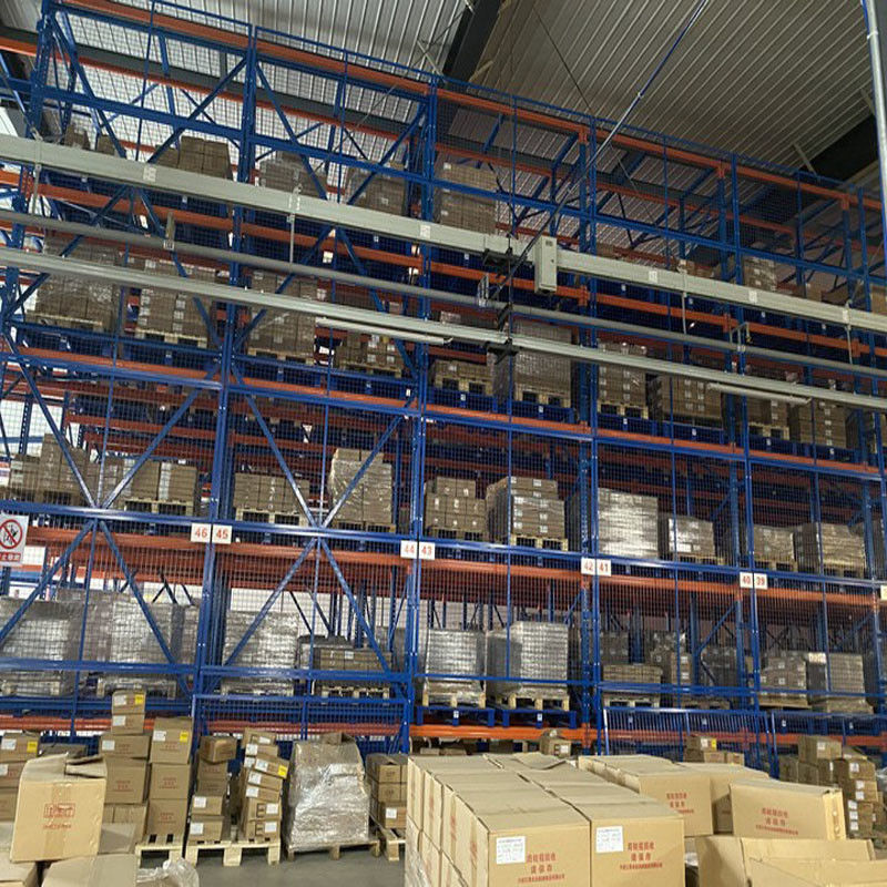 Q235 Steel Heavy Duty Pallet Storage Rack 76.2mm Pitch Selective Pallet Racking System
