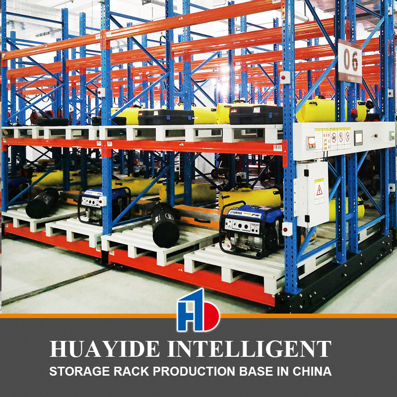 C12: Automatic Heavy Duty Electric Mobile Pallet Storage Racking System