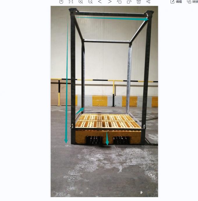 Pre Galvanised Customized Stackable Pallet Racks For Refrigeration Storage